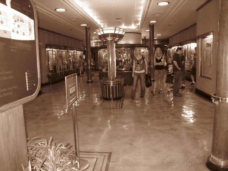 Queen Mary 2010 0770.JPG - As it is now, my sepia version of the postcard.